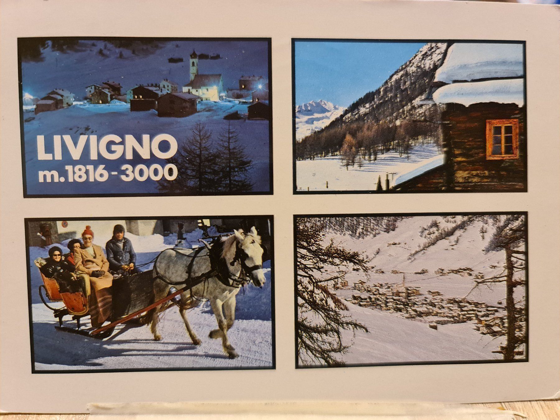 Cartoline postali: Ansichtskarte Livigno Italien – Usato da Dintikon venduto da Vexi
