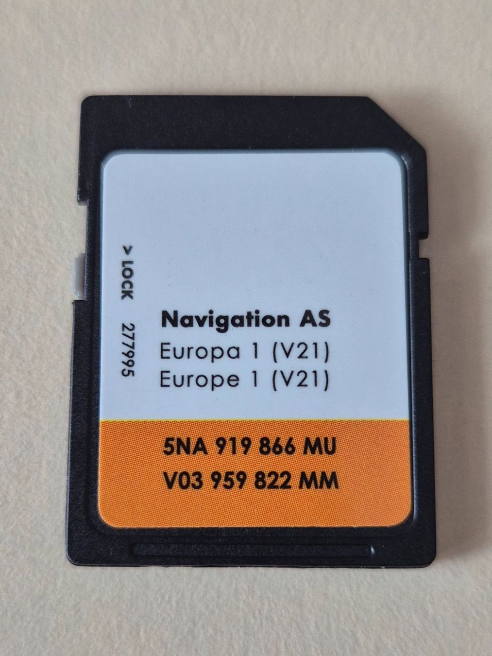 SD KARTE NAVIGATION As Europa 2016 V3 Vw Discover Media 2 T-Roc T-Cross