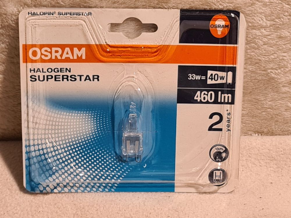 Osram halogen deals superstar 40w