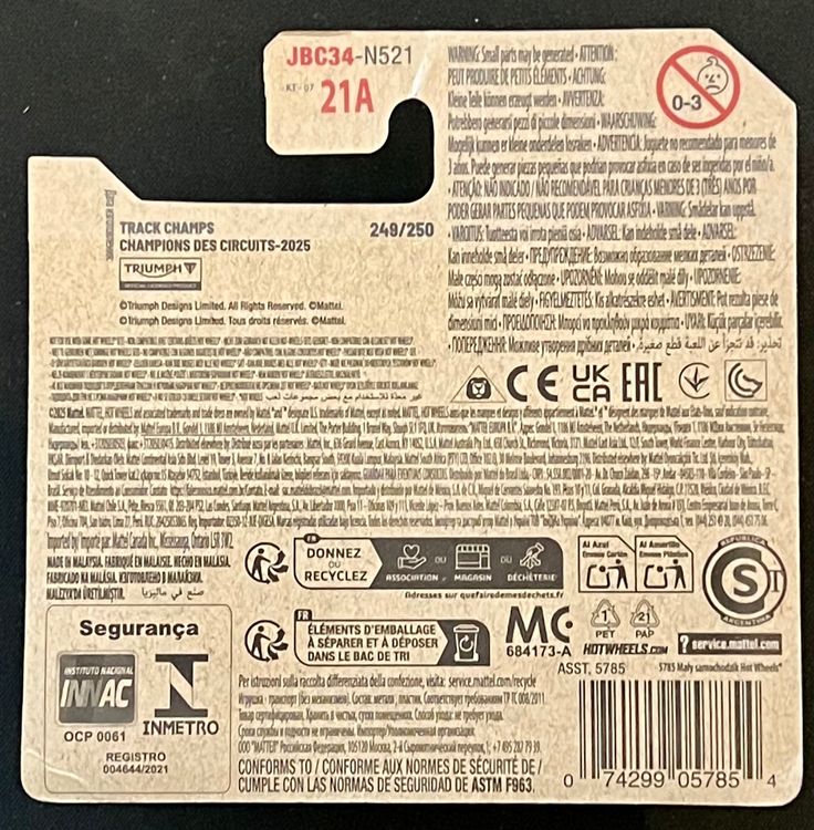 Hot Wheels Triumph TR6 249/250 (Neu und originalverpackt) in Rümlang