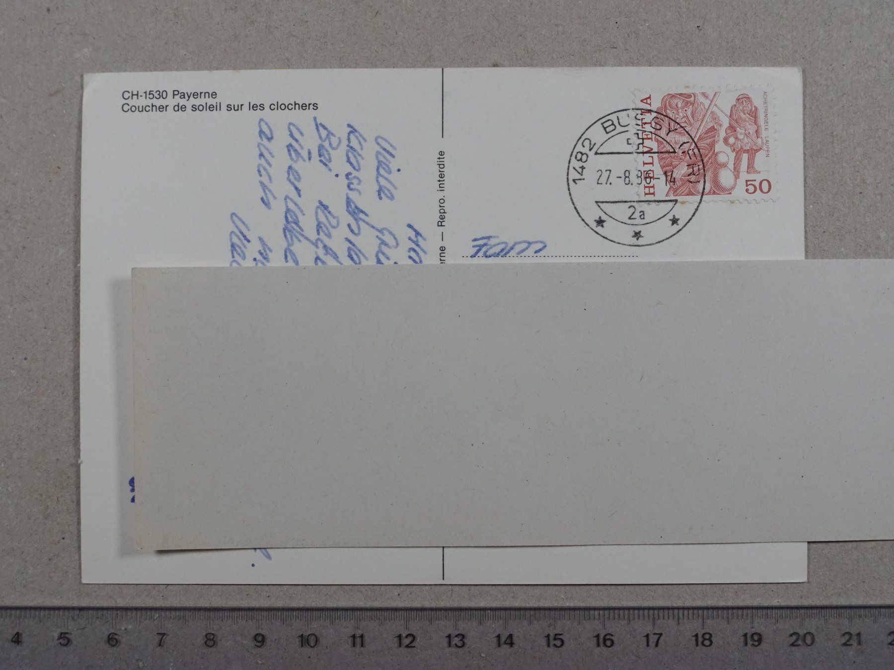 Cartes postales: Payerne, 1986 – D'occasion à Lenzburg par fh1 1