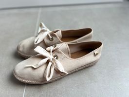 Leichte Espadrilles mit Schnürung, Grösse 39