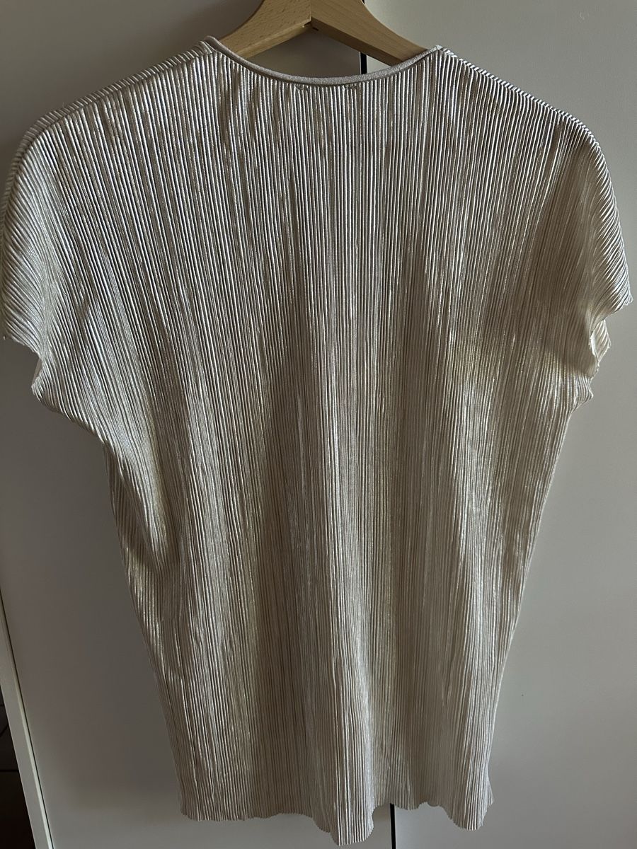 Zara Camicette: Bluse Gr. S Zara warmes silber – Usato da Münsingen venduto da Secondhand89 2