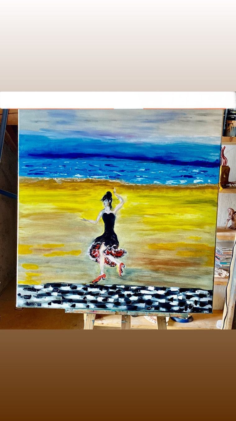 Gemälde: Flamenco /Bild Oil Leinwand Kunst Doks – Neu und originalverpackt aus Beromünster von dok_b8mf 5