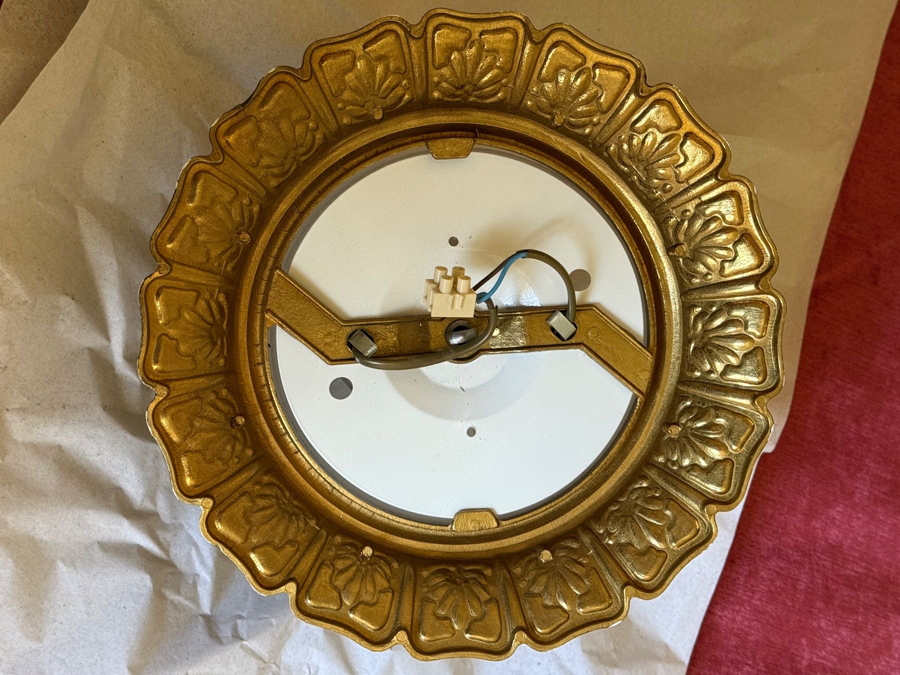 Lampadari & plafoniere: Deckenleuchte Messing & satiniertes Glas Ø 28.5 cm – Usato da Itingen venduto da uhu777 5