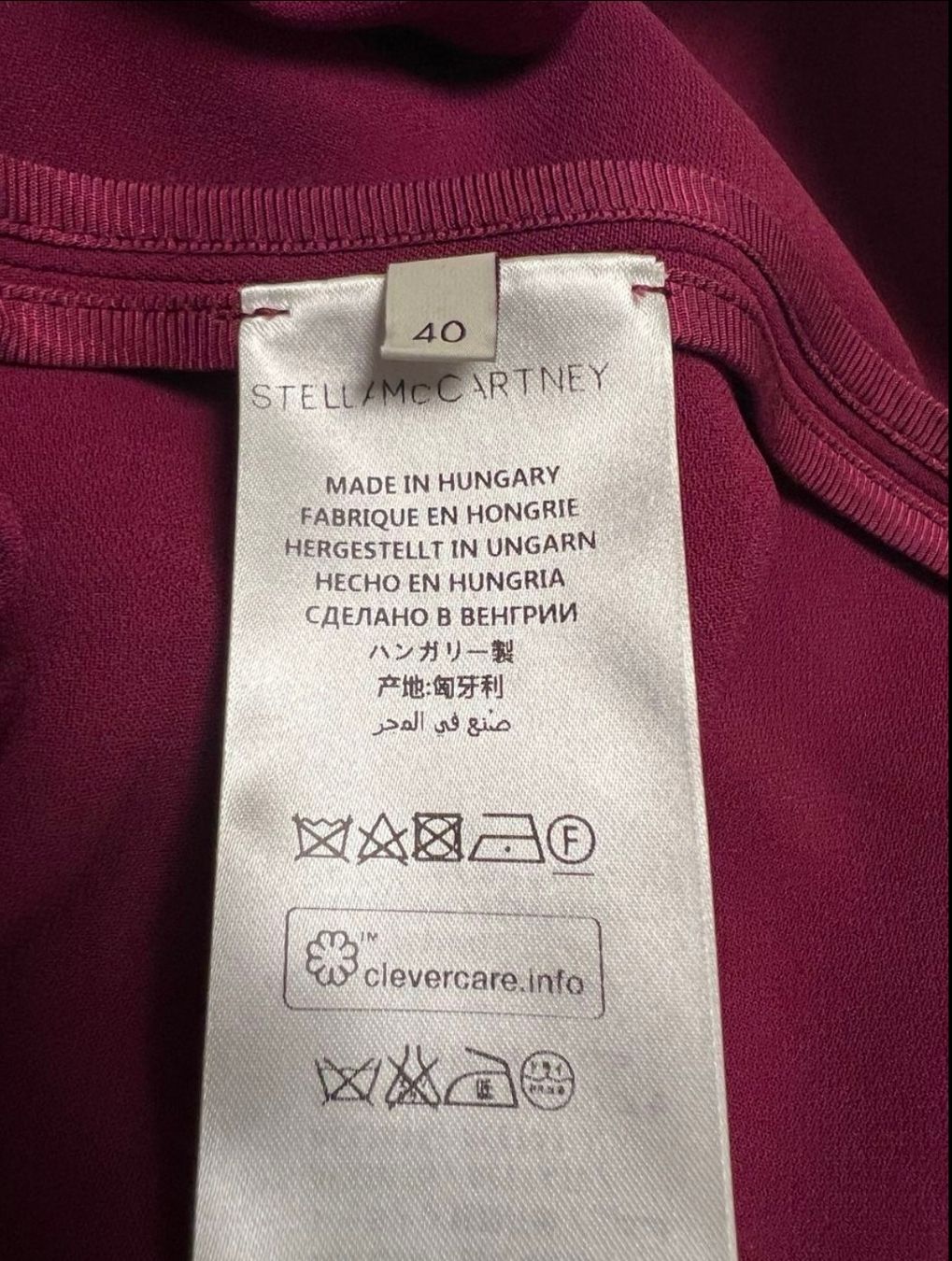 Stella Camicette: Stella McCartney Bluse Gr. 40 Beere - wie NEU! – Nuovo (secondo la descrizione) da Pfäffikon SZ venduto da ansyyy 3