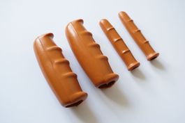 Vintage Fahrradgriffe braun, komplettes Set, neu!