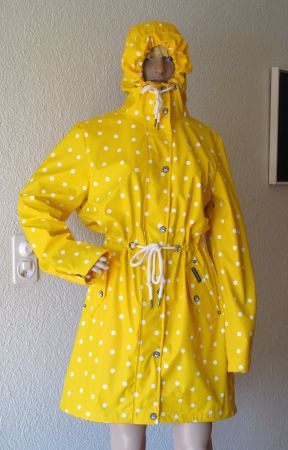 NEU Gelber Lackparka Regenmantel Friesennerz Schmuddelwedda