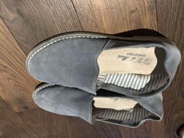 Schuhe L.di.Masi Wildleder Babyblue Made in Italy 
