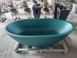 Badewanne Freistehende Terrazzo Stein Wanne Bad Steinwanne