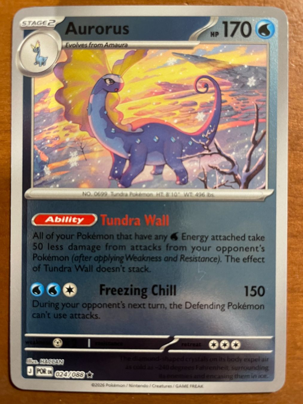 Pokémon Carte collezionabili: Pokemon Aurorus Reverse (Versand gratis) – Nuovo (secondo la descrizione) da Chur venduto da Angerson