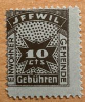 Gebühren-Marke / Fiskalmarke Gemeinde Iffwil BE