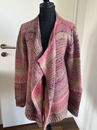 Zadig & Voltaire pink wool mix cardigan- size M