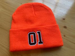 Wintermütze The Dukes of Hazzard, Einheitsgrösse orange Neu!