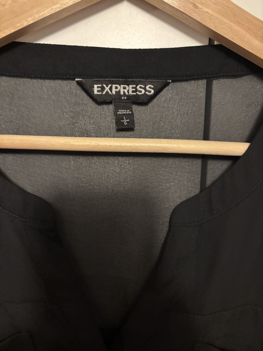 Camicette: Damen Bluse Express schwarz transparent – Usato da Celerina venduto da Heli87 1