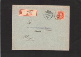 R-Brief Burgdorf -Aarberg , SBK Nr. 66D  , 26.Vll.1899