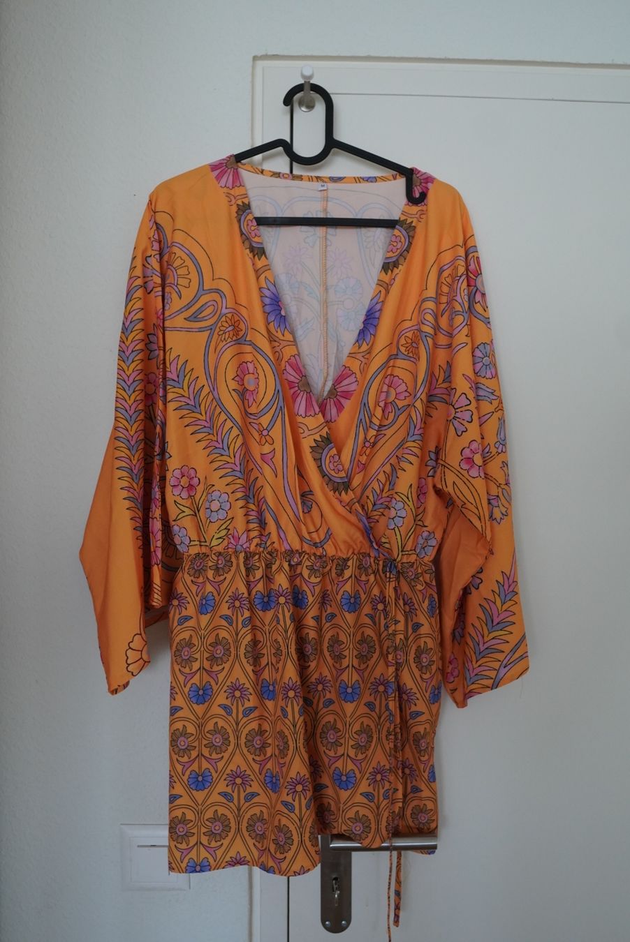 Vestiti: Robe kimono orange/jaune motifs fleuris – Nuovo (secondo la descrizione) da Onex venduto da Magou_31 3