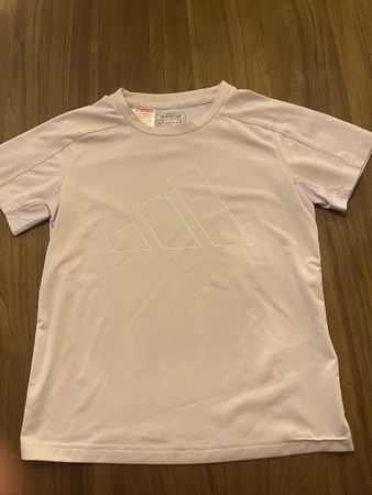 Adidas Funktionsshirt Gr. 140, neuwertig, rosa Sportshirt