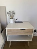 2x Table de chevet 39x50x50