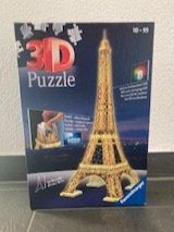Ravensburger Puzzles: 3D Puzzle Eiffelturm, mit LED – Gebraucht aus Reiden von System07 3