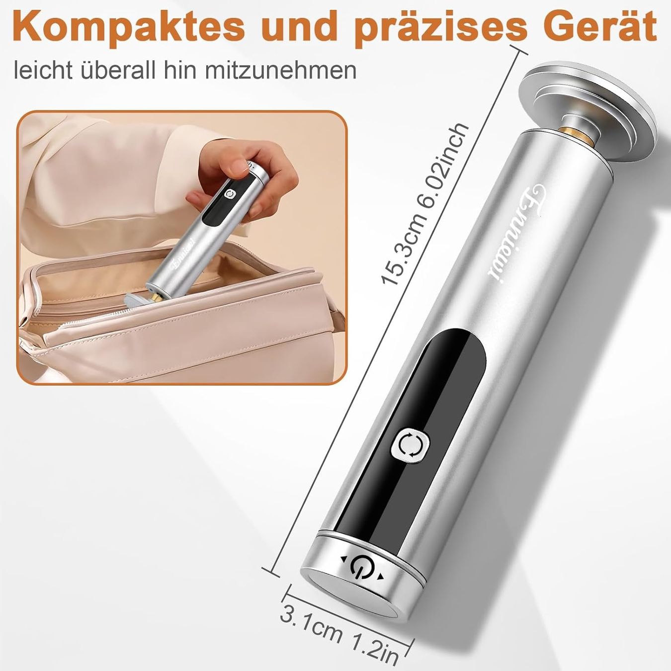 Pedicure: Hornhautentferner elektrisch 10 Stufen USB – Nuovo e nell'imballaggio originale da Suhr venduto da SchnapperCH 5