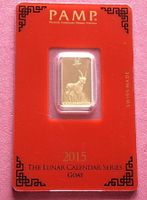 PAMP - LUNAR ZIEGE 2015 - 5 GRAMM - N° 4842 - OVP