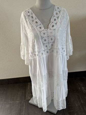 Robe de plage, blanche, taille unique,excellent état