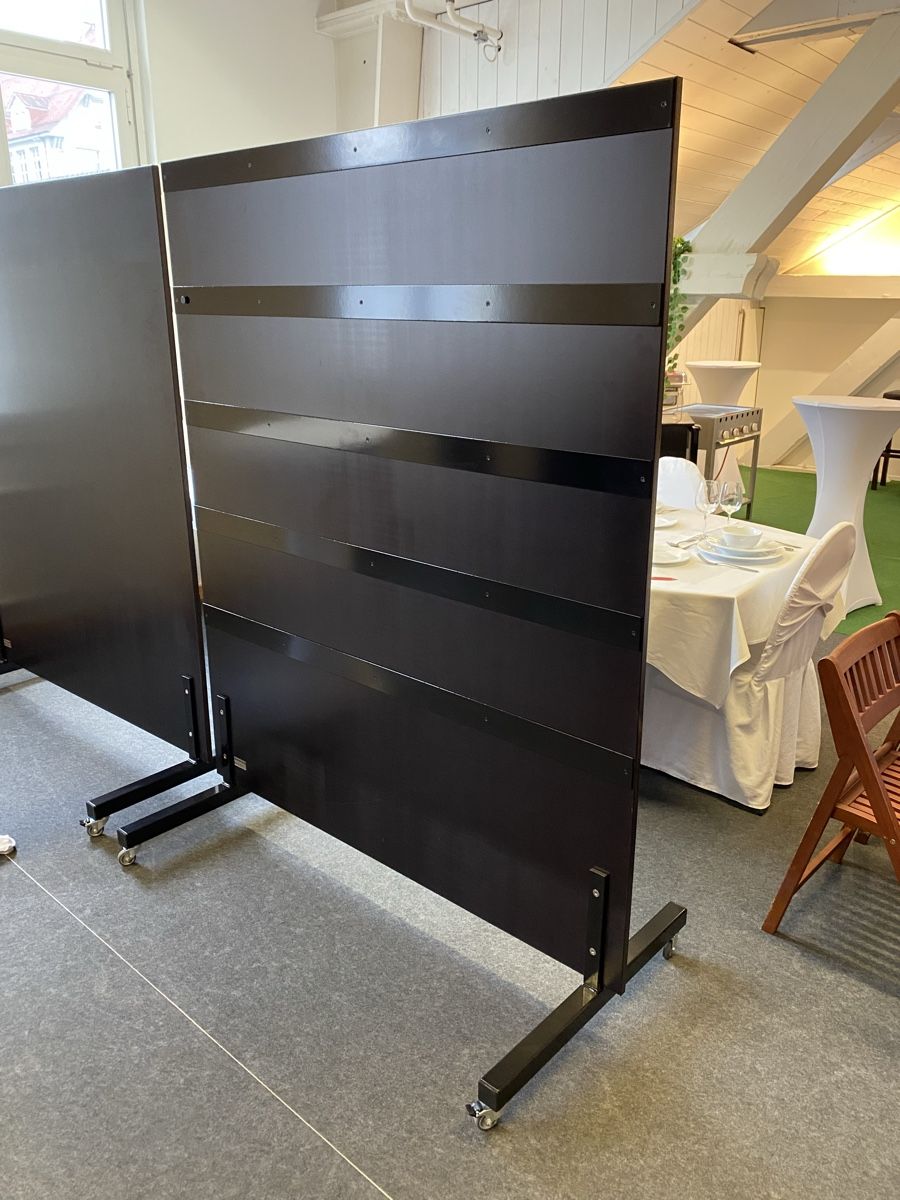 Paravents: Mobile Trennwände schwarz – Gebraucht aus Horgen von sivex