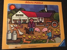 Ravensburger- Puzzle BAUERNHOF 40 Teile (zwei davon fehlen)