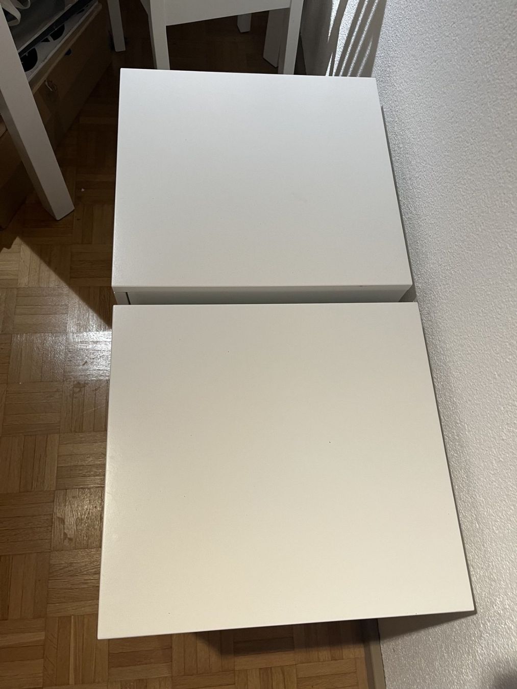 Tables de nuit: 2 x NACHTTISCH Xora Seidengrau – Neuf (Voir description) à Regensdorf par zgve 4