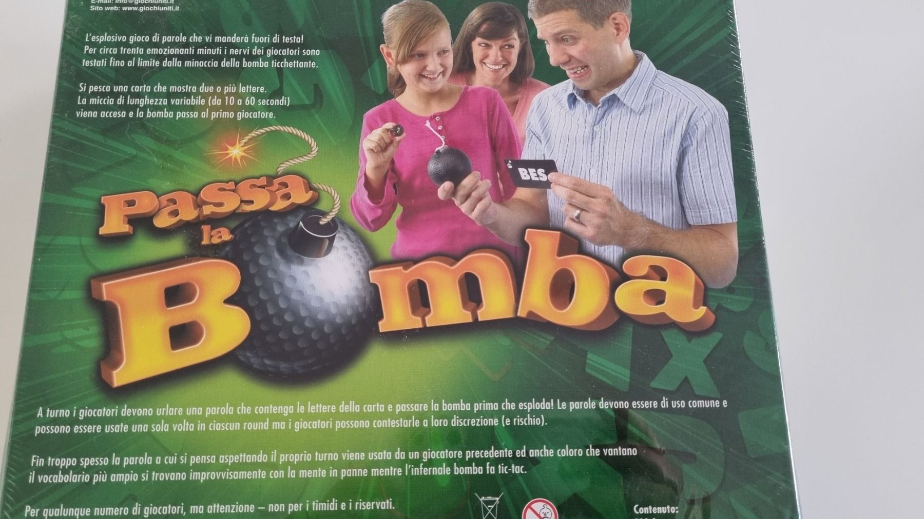 Giochi: Passa la Bomba, Giochi Uniti – Nuovo e nell'imballaggio originale da Cugnasco venduto da FuoriTutto 2