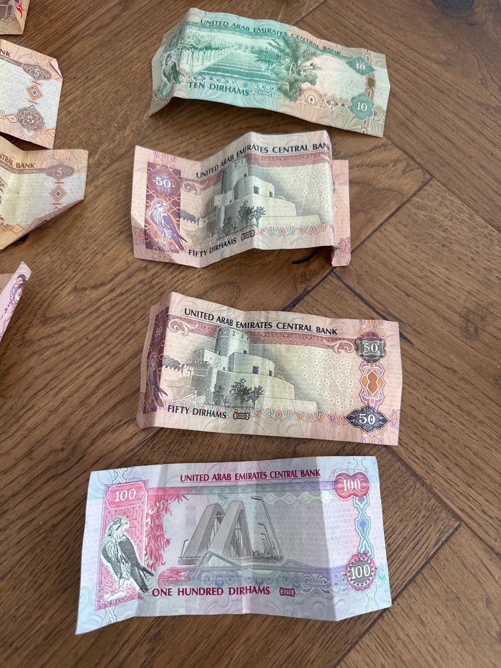 Billets de banque: VAE Dirham Scheine / Geldnoten – D'occasion à Dietlikon par HighspeedUmzug 1