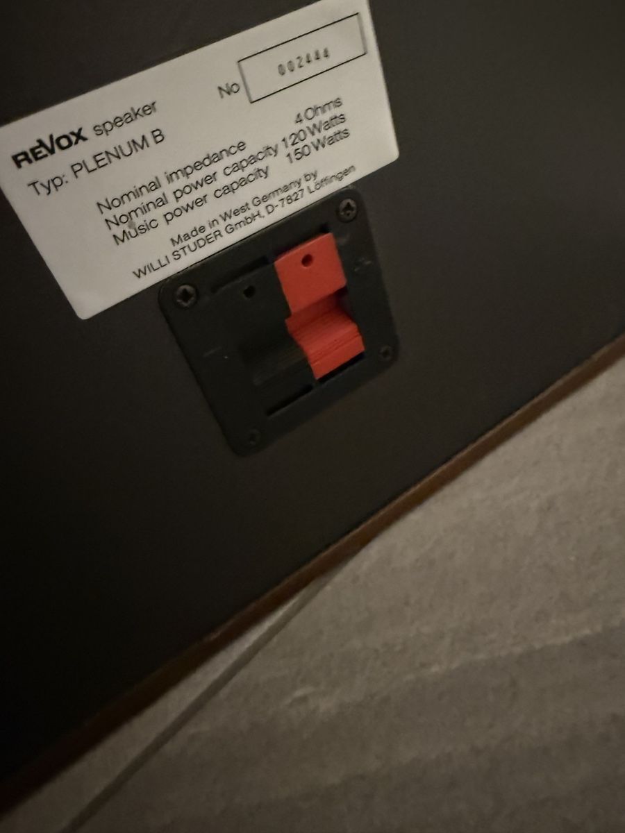 Revox Lautsprecher: Revox PLENUM B Lautsprecher 2 Stk. gebrauchter Zustand – Gebraucht aus Muttenz von dav_t52f 8