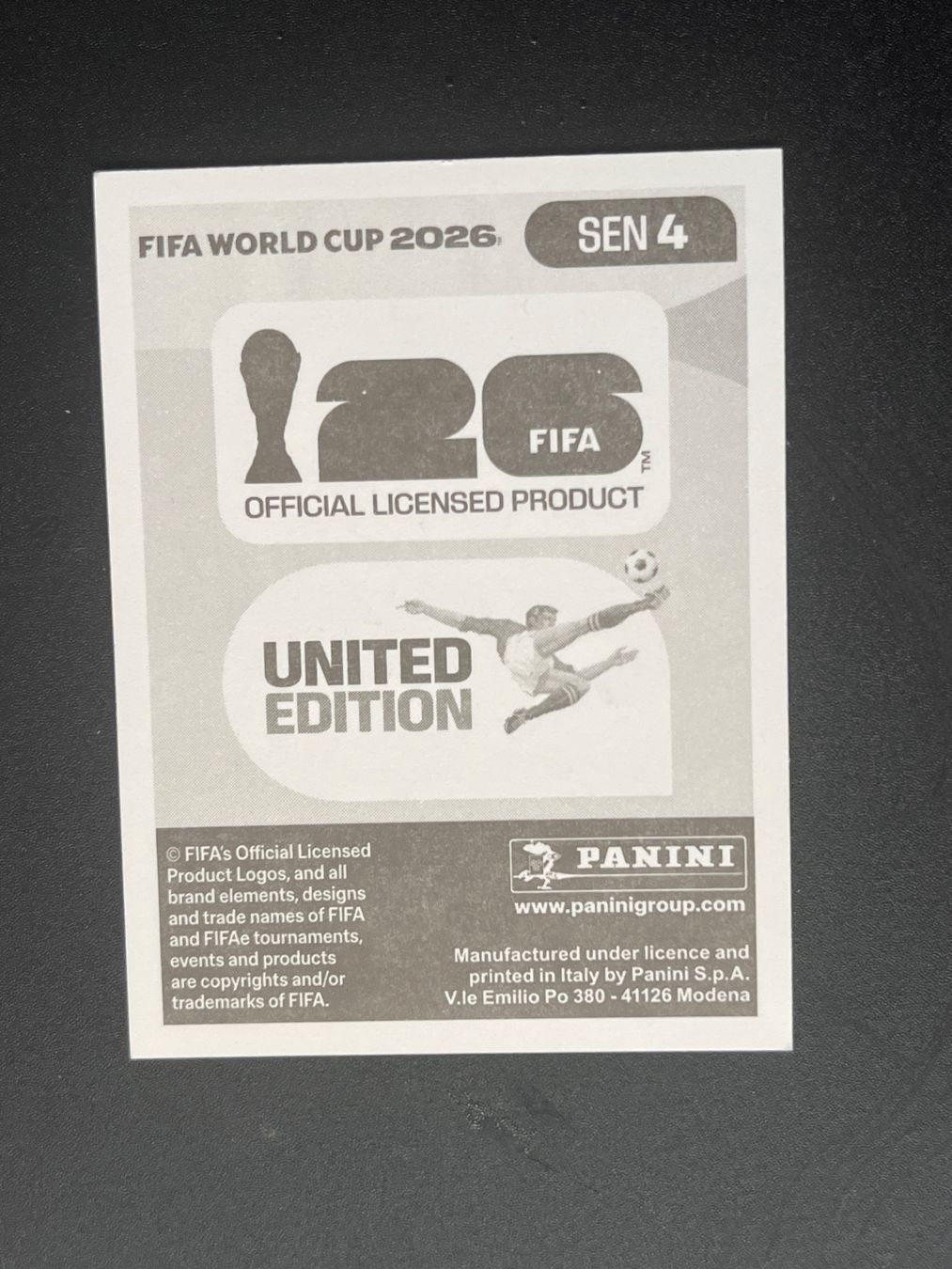 Panini Cartes à collectionner: Panini SEN4 – Neuf (Voir description) à Susten par Rechnun 1