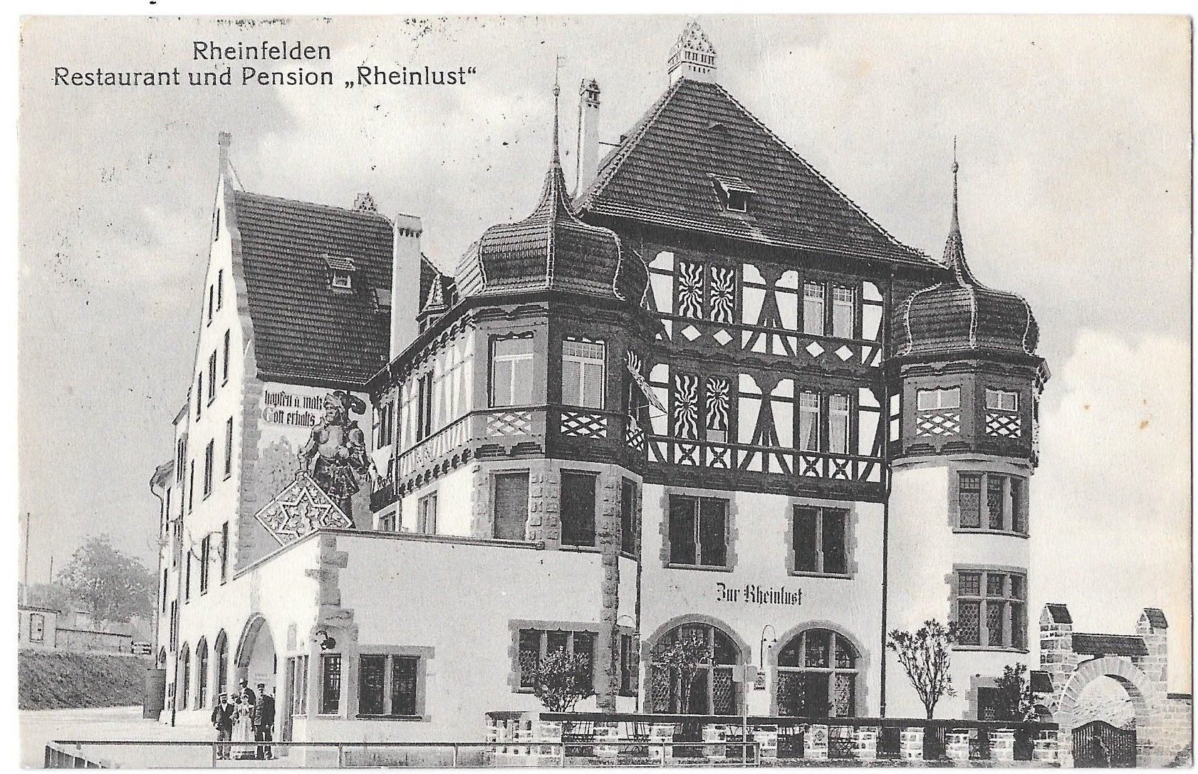Cartoline postali: Rheinfelden Restaurant Rheinlust – Usato da Olten venduto da clotaldi
