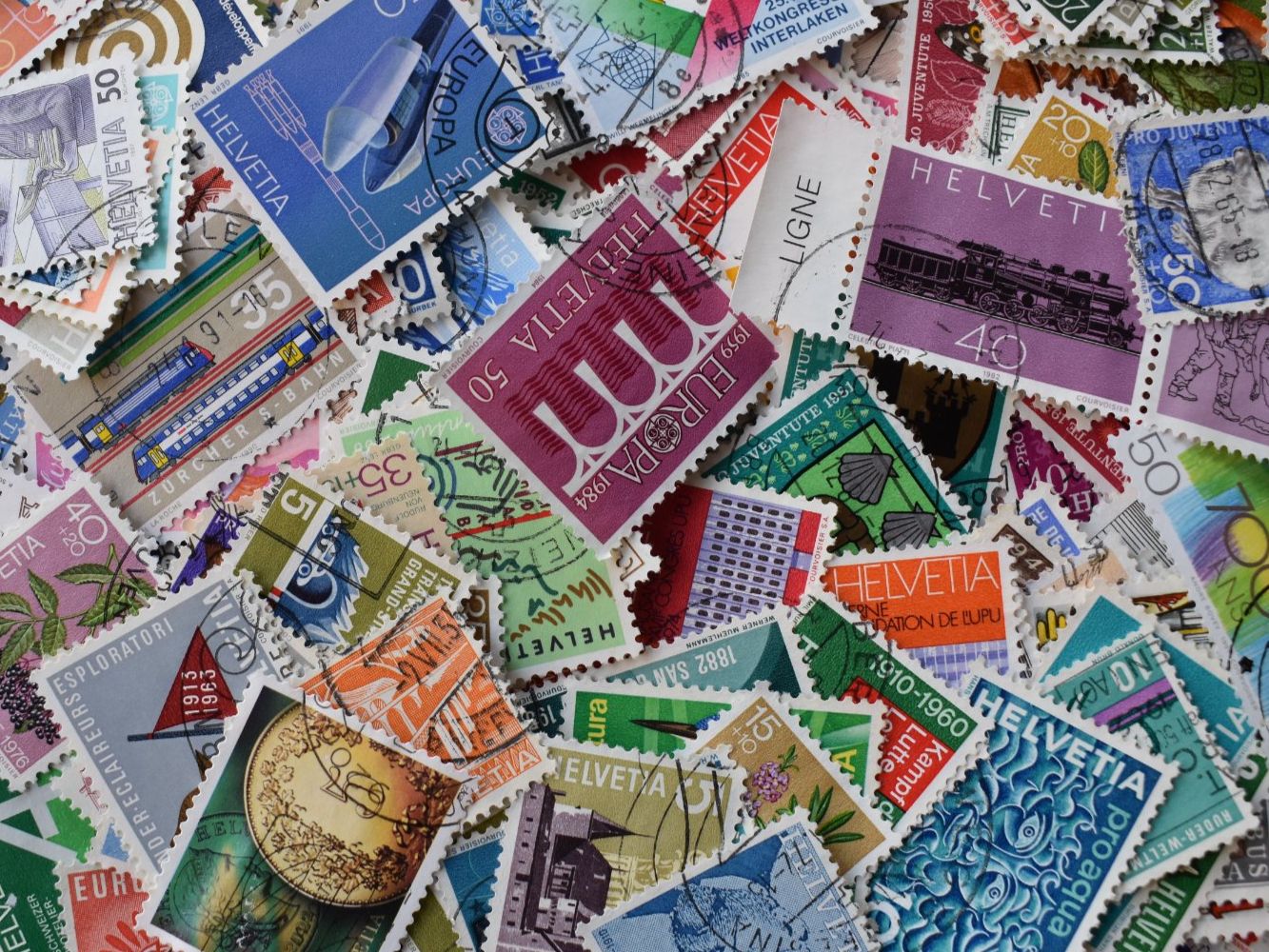 Alle Briefmarken: 500 verschiedene Schweizer Marken      B2409A – Gebraucht aus Bettingen von Gluscht-Oase 4