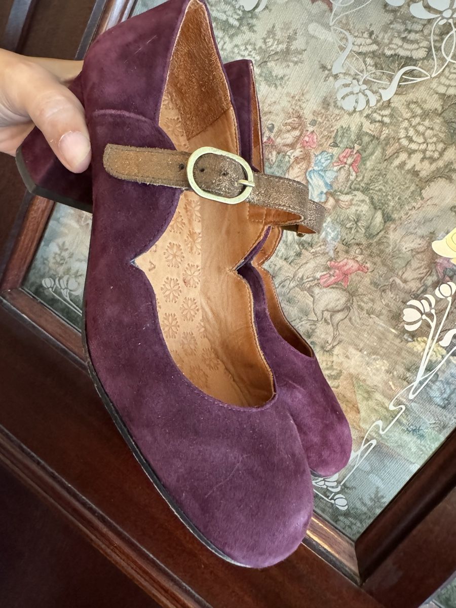 Chie Mihara Damenschuhe: Chie Mihara Pump Ballerina Leder Wildleder – Gebraucht aus Obfelden von cesarina10 8