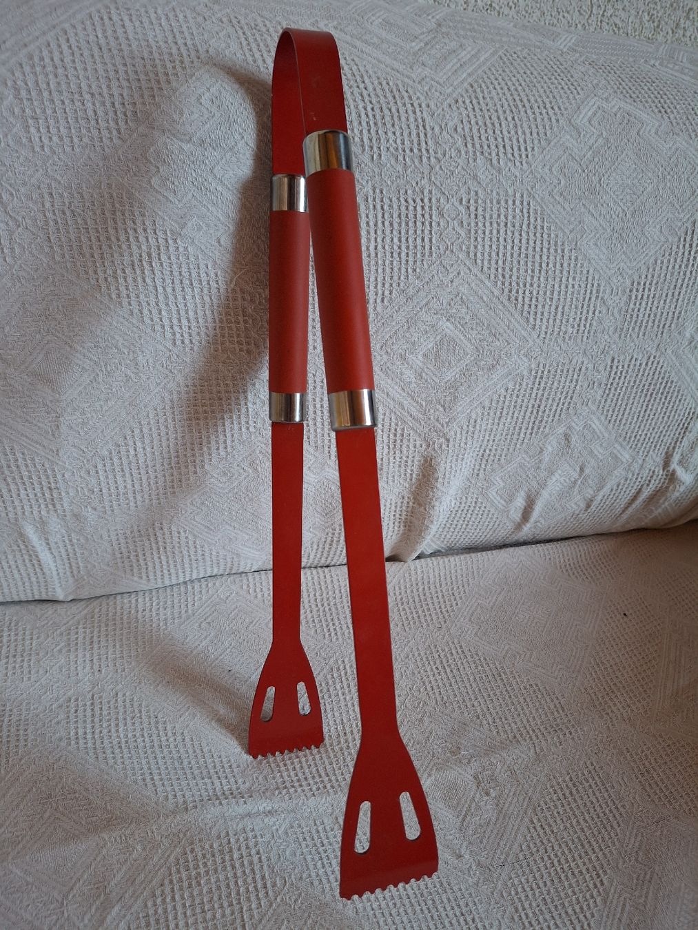 Migros Set di posate: Grillbesteck 3er Set, in orange – Nuovo (secondo la descrizione) da Zürich venduto da wildflower26 3