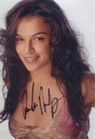 Original Autogramm MICHELLE RODRIGUEZ auf Großfoto