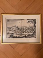 Originaler Merian-Kupferstich von 1642, Burgdorf, 1. Ausgabe