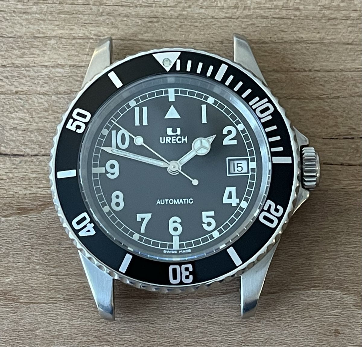 Orologi: 1980er Vintage URECH Automatic Diver Ref. 3253 revidiert – Usato da Embrach venduto da Canderau 3
