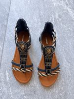 Damen Sandalen Graceland, Blau, Grösse 38