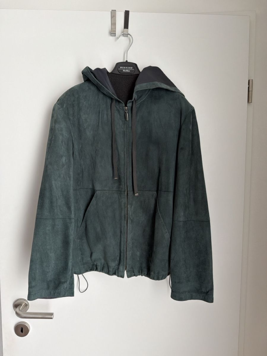 Max Mara Jacken: Weekend Max Mara Damen Kapuzenjacke Leder Gr. 38  – Gebraucht aus Othmarsingen von Darija7