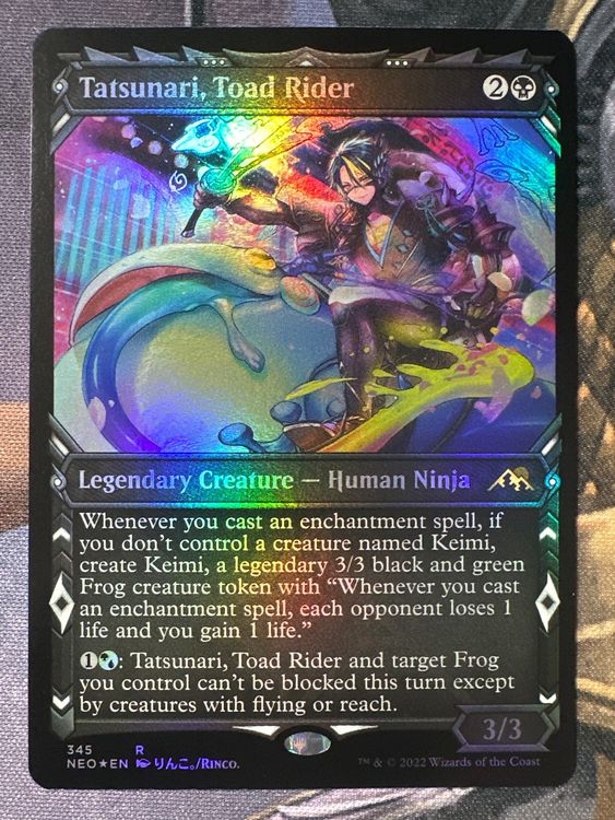Tatsunari, Toad Rider FOIL Variant 345 Kamigawa (Neu (gemäss ...