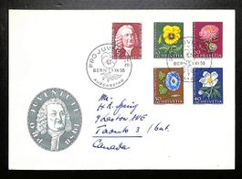 1958 FDC Pro Juventute Ersttagsbrief illustriert