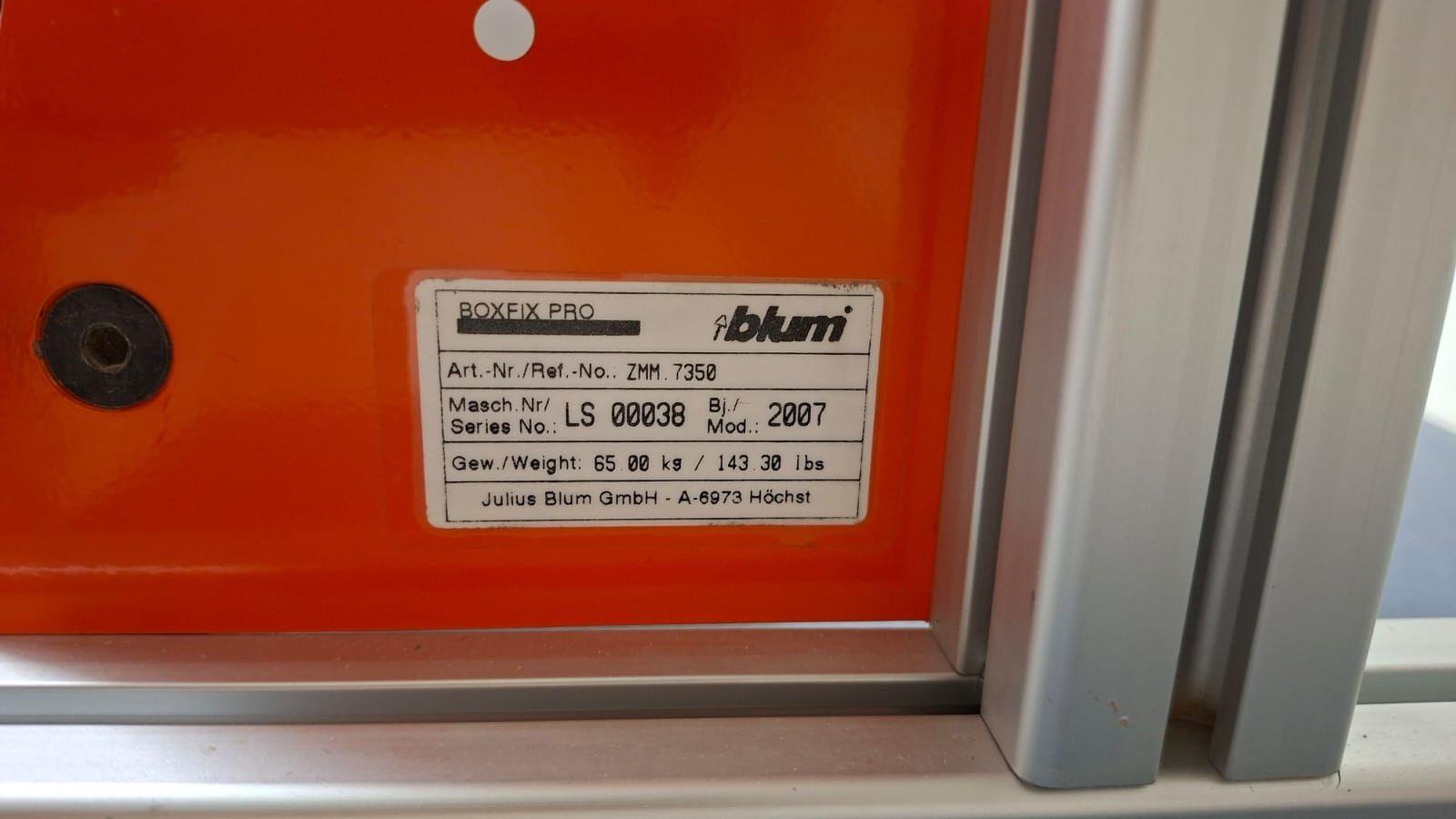 Blum Tous les outils: Blum Boxfix pro Schubladenpresse – D'occasion à Giswil par Promo21 3