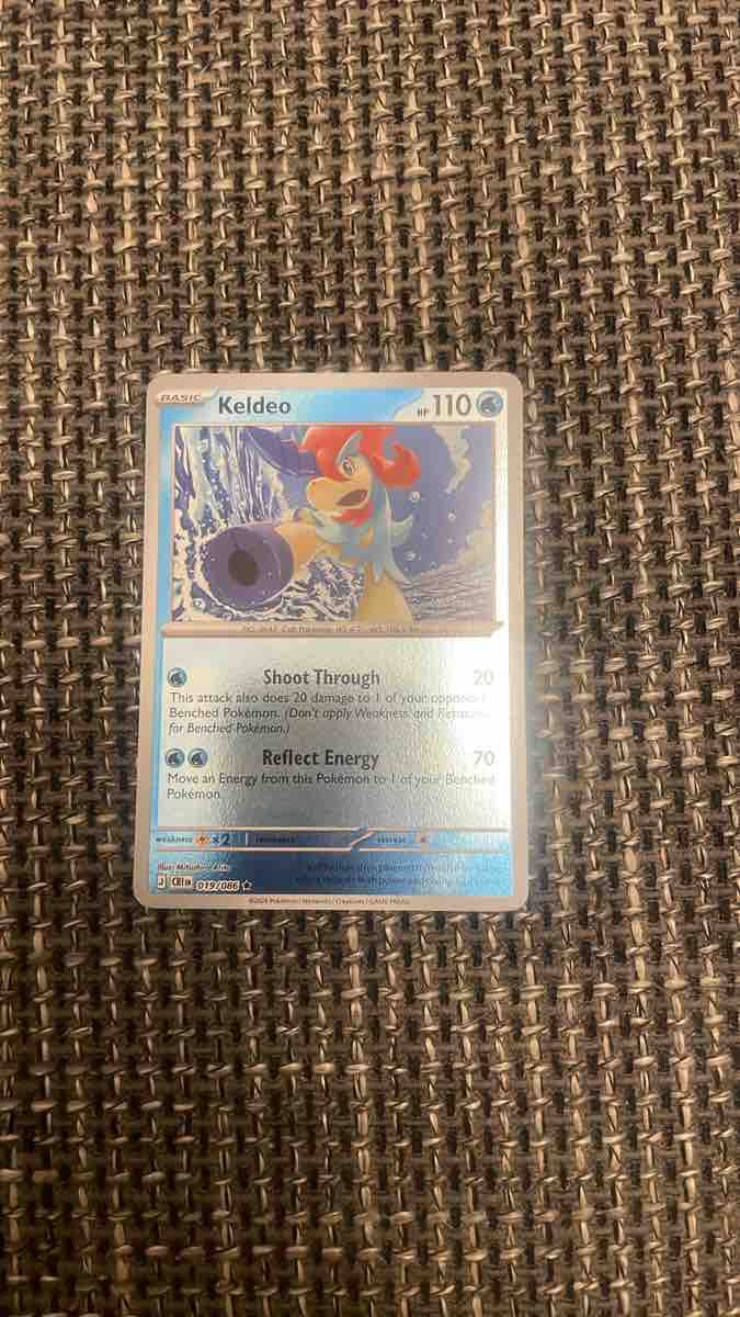 Pokémon Sammelbilder & Trading cards: Pokémon Karte Keldeo 019/086 Basic HP 110 – Gebraucht aus Wil SG von Wanessamoccia17