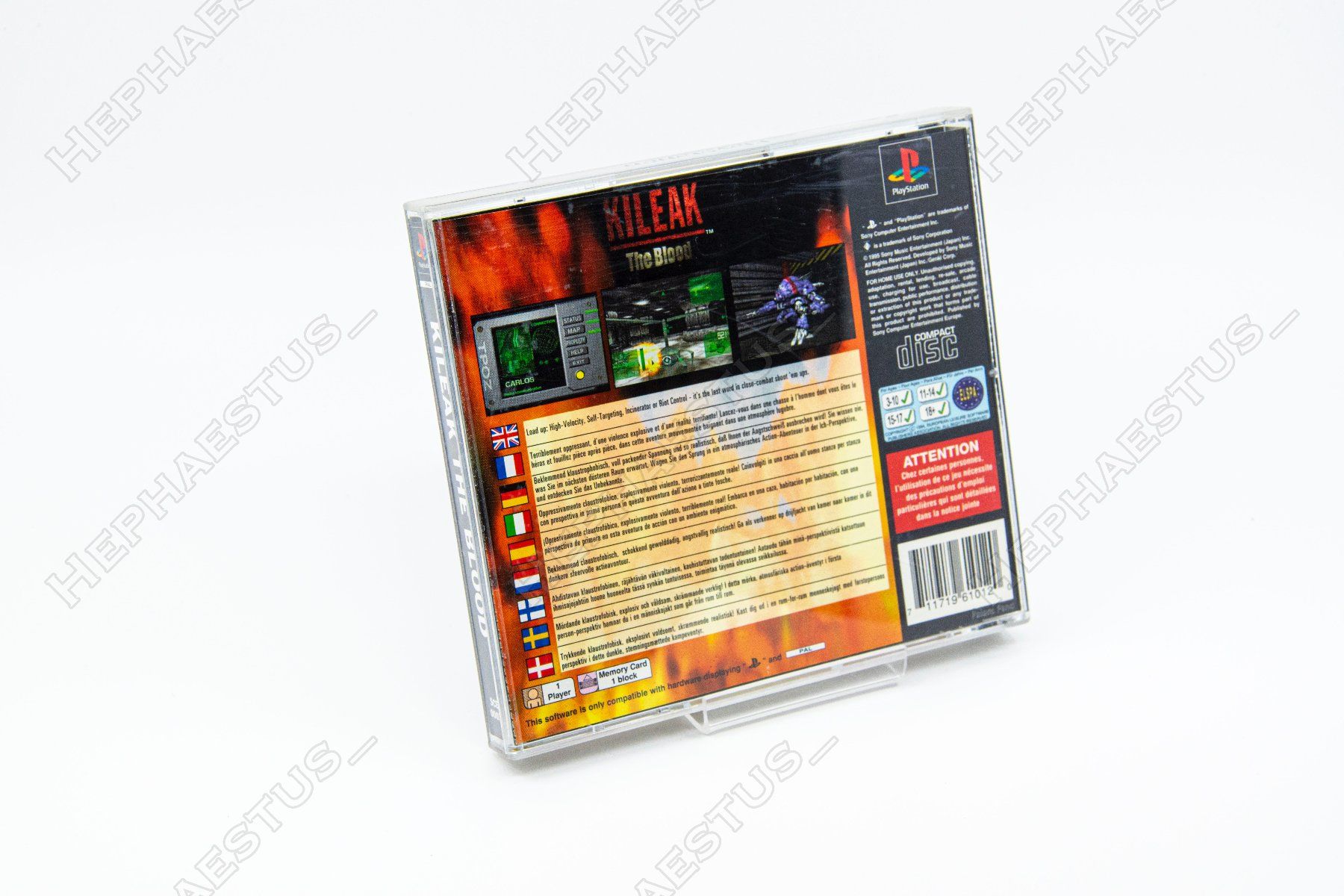 Sony Giochi: Kileak The Blood PS1 / PSX – Usato da Effretikon venduto da Hephaestus_ 1