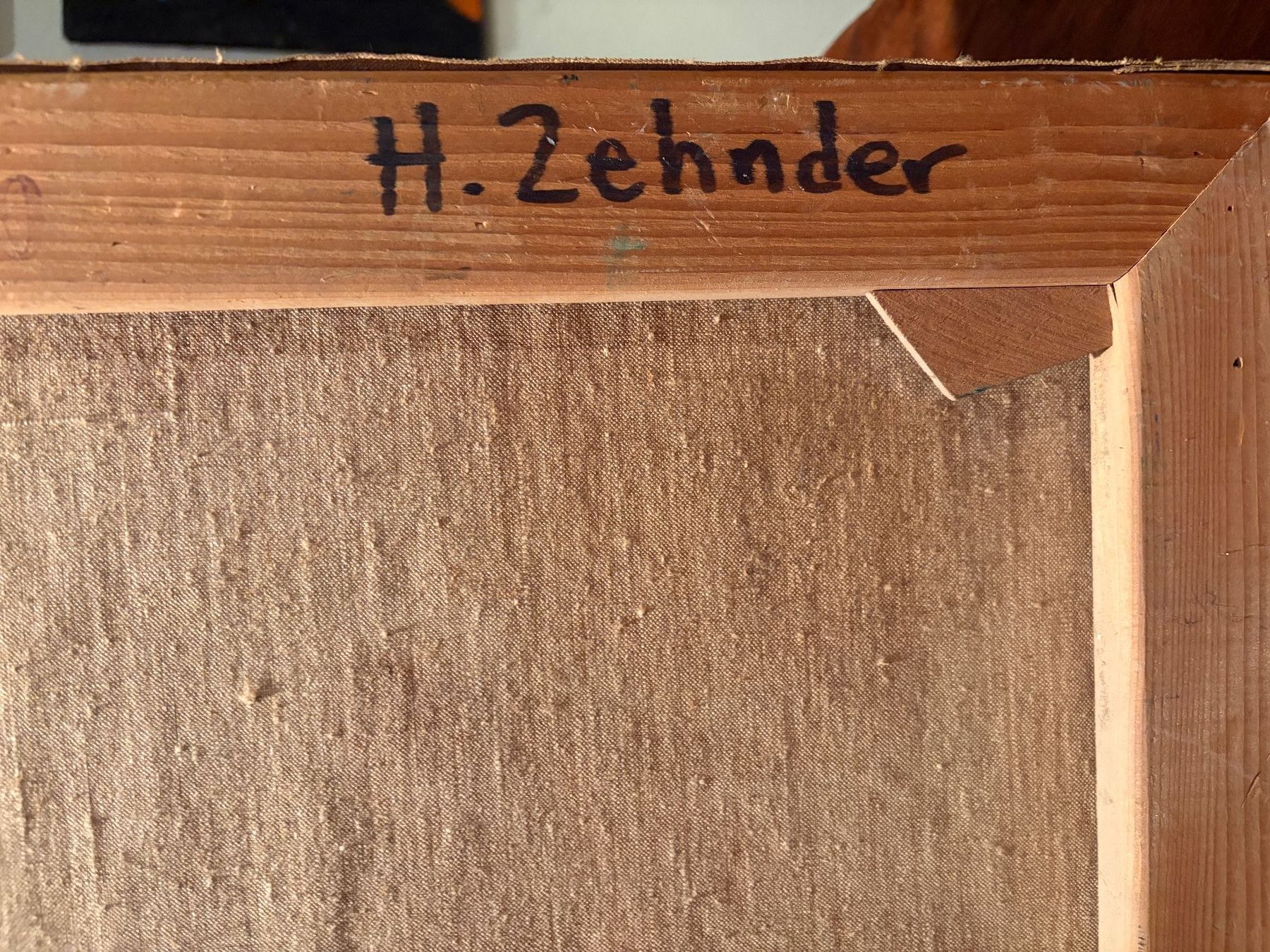 Gemälde: H. Zehnder - Ölgemälde auf Leimwand – Gebraucht aus Zürich von manueldnl 3