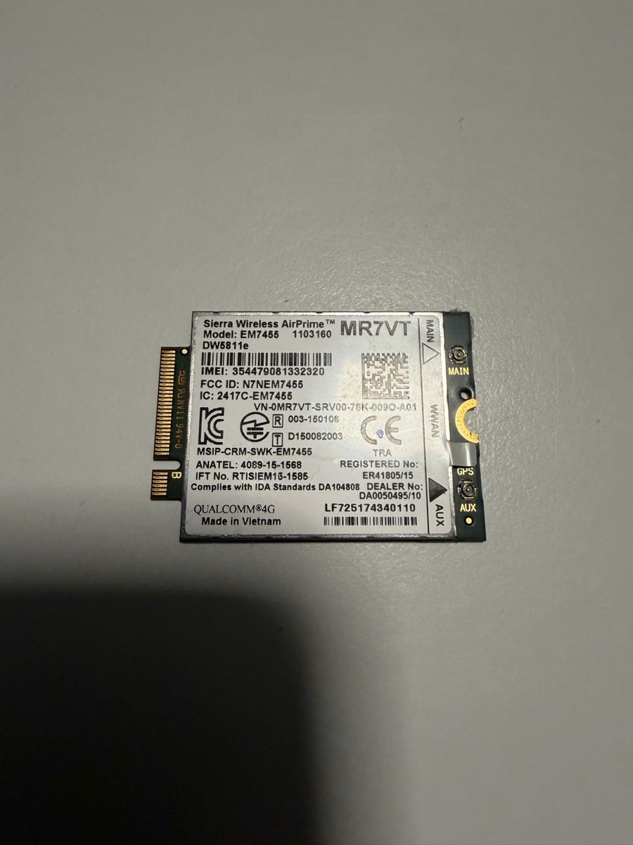 Componenti elettronici: Sierra Wireless EM7455 – Usato da Pfäffikon SZ venduto da cha_lh26